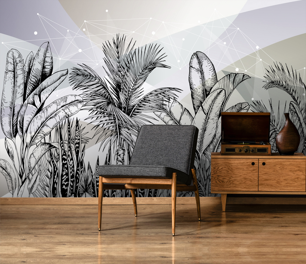 Tropical Wallpaper Murals: Scenic Beauty Captured-GraffitiWallArt