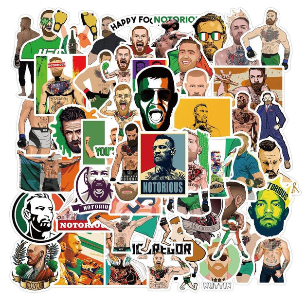 UFC Conor McGregor Stickers Pack - Official Merchandise-GraffitiWallArt
