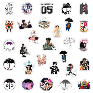 Umbrella Academy Stickers Pack - Waterproof Famous Bundle-GraffitiWallArt