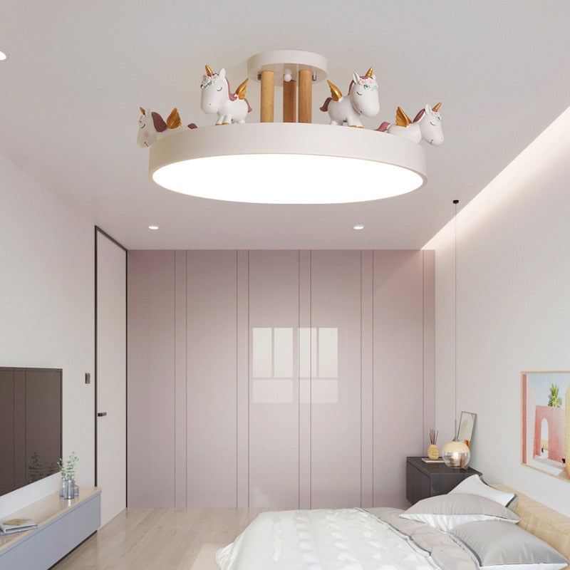 UnicornLED Ceiling Lights Lanterns for Kids Room-GraffitiWallArt