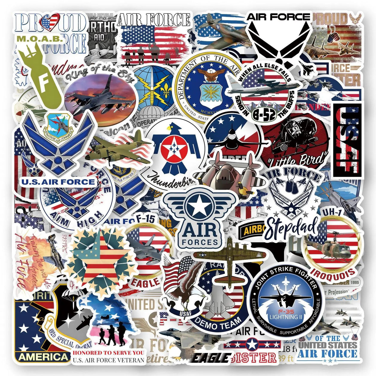 US Air Force Stickers Pack-GraffitiWallArt