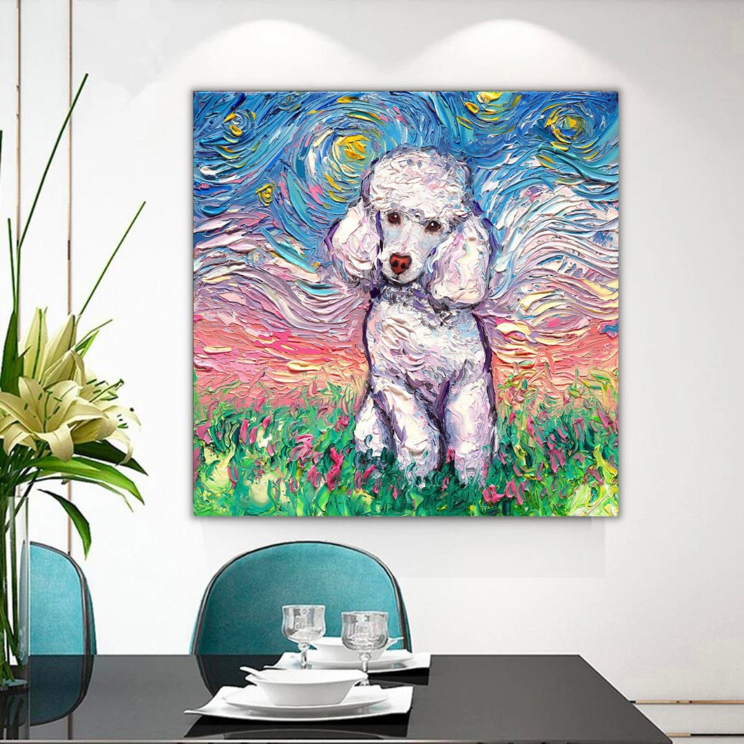 Van Gogh's Dog Reproduction Canvas Wall Art-GraffitiWallArt