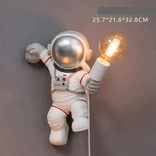 Nachttischlampe aus Kunstharz, Astronautenmodell, Nachtlicht