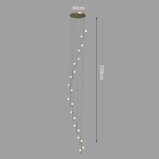 Hooked Staircase Chandelier: Elegant Lighting Fixture