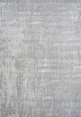 Abstract Gray High Pile Tufted Rug