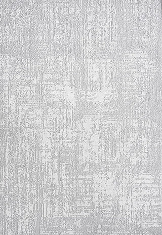 Abstract Gray High Pile Tufted Rug