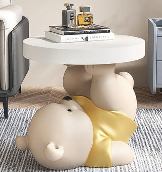 Vigorous Bear Statue Side Table Ornament-GraffitiWallArt