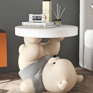 Vigorous Bear Statue Side Table Ornament-GraffitiWallArt