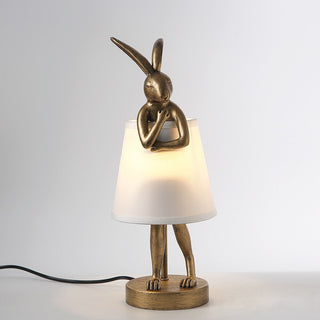 Vintage Bathing Rabbit Table Lamp-GraffitiWallArt