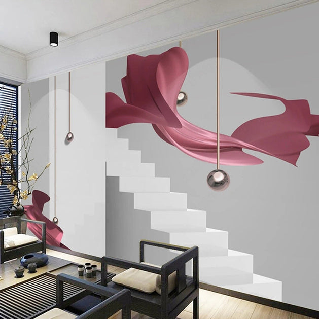 Walk the Stairs Wallpaper: Elevate Your Space-GraffitiWallArt