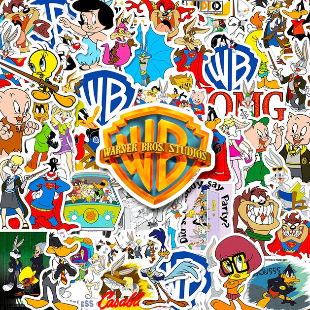 Warner Bros Cartoons Character Sticker Pack-GraffitiWallArt