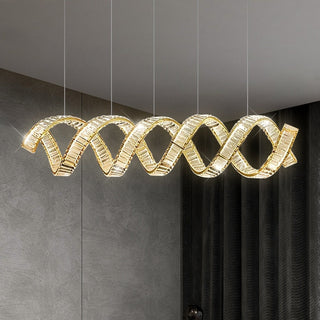 Wave Crystal Pendant Light: Enhance Your Space-GraffitiWallArt