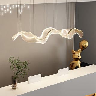 Wave LED Hanging Light for Dining and Kitchen Island-GraffitiWallArt