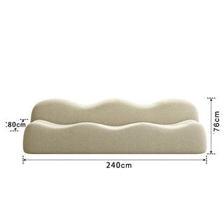 Wave Sofa: Exclusive Design, Superior Comfort-GraffitiWallArt