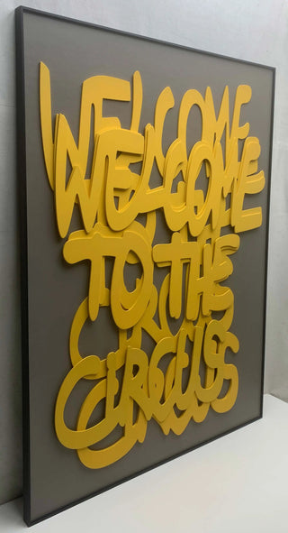 Welcome to the Circus 3d Wooden Wall Art-GraffitiWallArt