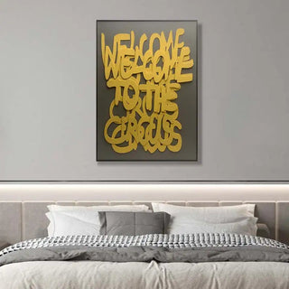 Welcome to the Circus 3d Wooden Wall Art-GraffitiWallArt