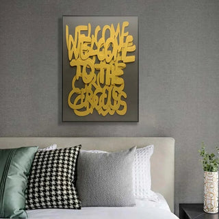 Welcome to the Circus 3d Wooden Wall Art-GraffitiWallArt