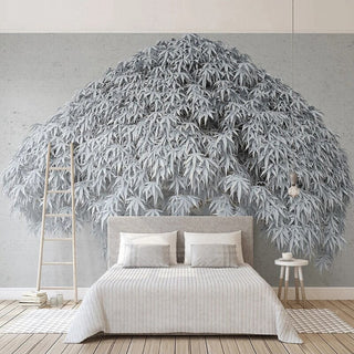 Willow Tree Mural Art Wallpaper - Home Wall Decor-GraffitiWallArt