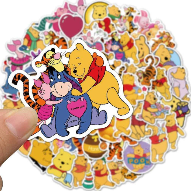 Winnie the Pooh Stickers Pack - Famous and Waterproof Bundle-GraffitiWallArt
