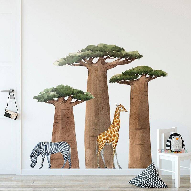 Woodland Animals Wall stickers - Transform Your Space-GraffitiWallArt