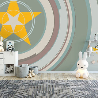 You Are a Star Nursery Wallpaper: Kids Room Wallpaper Mural-GraffitiWallArt