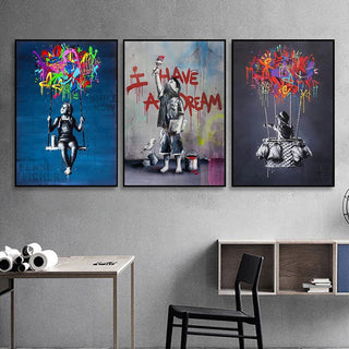 Street Pop Art Posters And Prints For Living Room Abstract